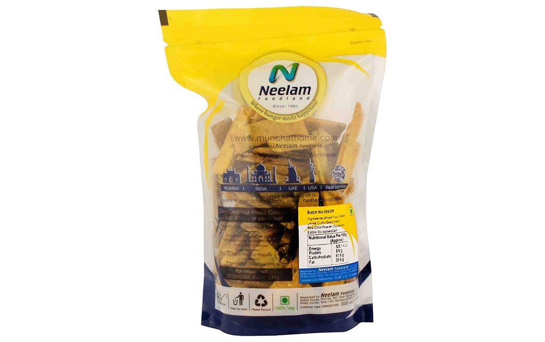 Neelam Foodland Roasted Baked Methi Stick    Pack  200 grams